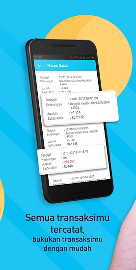 Tampilan aplikasi Banua E-Pay 3