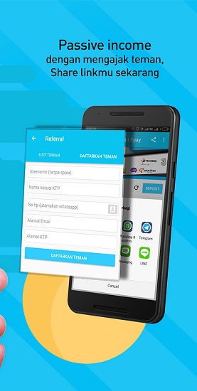 Tampilan aplikasi Banua E-Pay 5
