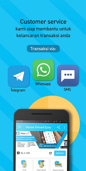 Tampilan aplikasi Banua E-Pay 6